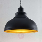  Lampa wisząca vintage Albertine, metal, czarna
