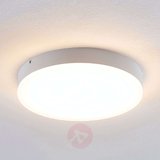  Lindby Leonta lampa sufitowa LED, biała, Ø 25 cm