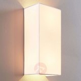 Lampa ścienna Adea, 17 cm, kątowa, biała