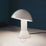  Designerska lampa stołowa ELMETTO biała