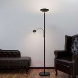 Lampa stojąca Malea z LED, czarny