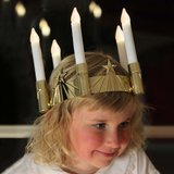 Lampa Pięciopunktowa korona Lucia z LED