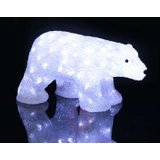  Figurka LED Crystalo niedźwiedź polarny 49,5 cm