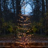 Lampa Ośnieżone błyszczące drzewko LED Isaac