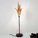  Ekskluzywna lampa  AIRONE ze złotym kwiatem