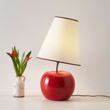  Tekstylna lampa  L187 RSS, podstawa jabłko