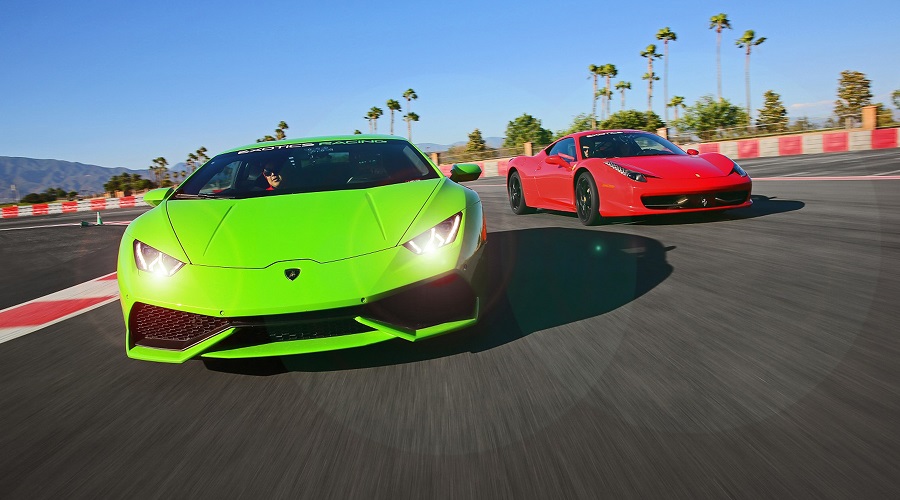 Ideen für den Vatertag - eine Fahrt im Lamborghini