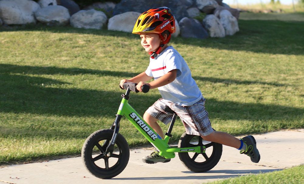 A balance bike - the best gift for a toddler