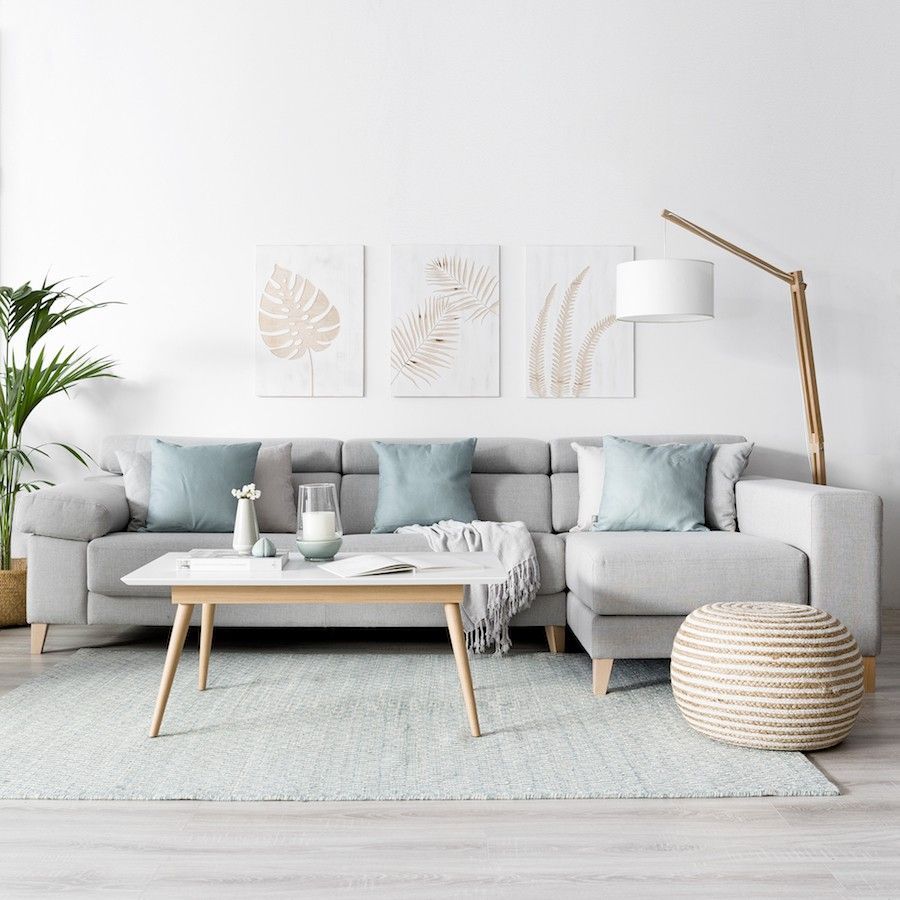 What is the most distinct element of a Scandinavian living room?