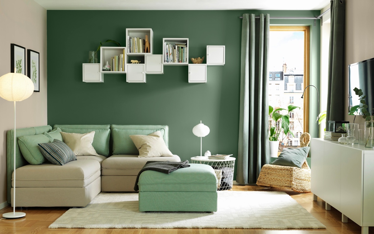 Graugrün - ein inspirierendes Interieur