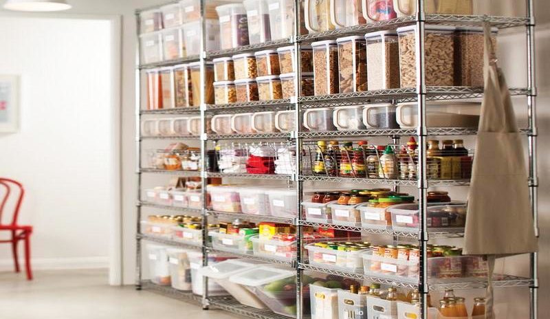 A basement pantry - use the space in a practical way