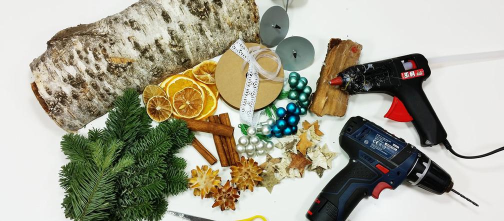 Birchbark - inspiring Christmas centerpieces