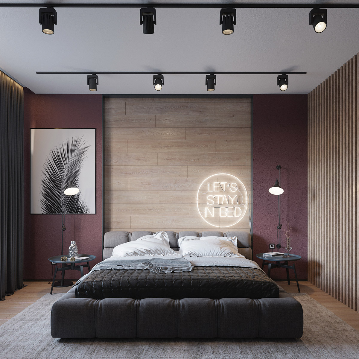 Color grafito claro: ¿es bueno para el dormitorio?