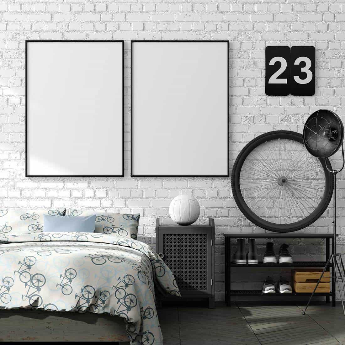 White bedrooms ideas loft style