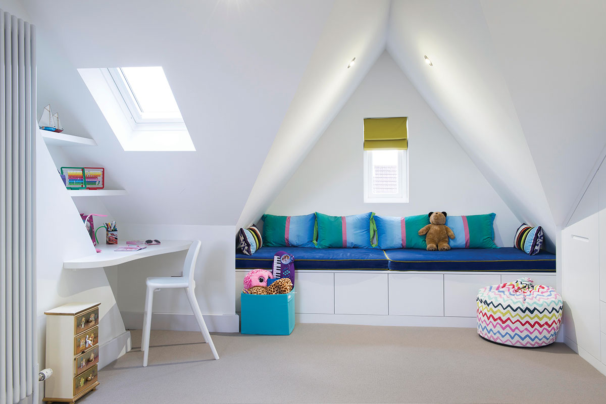 Attic bedroom for children ideas