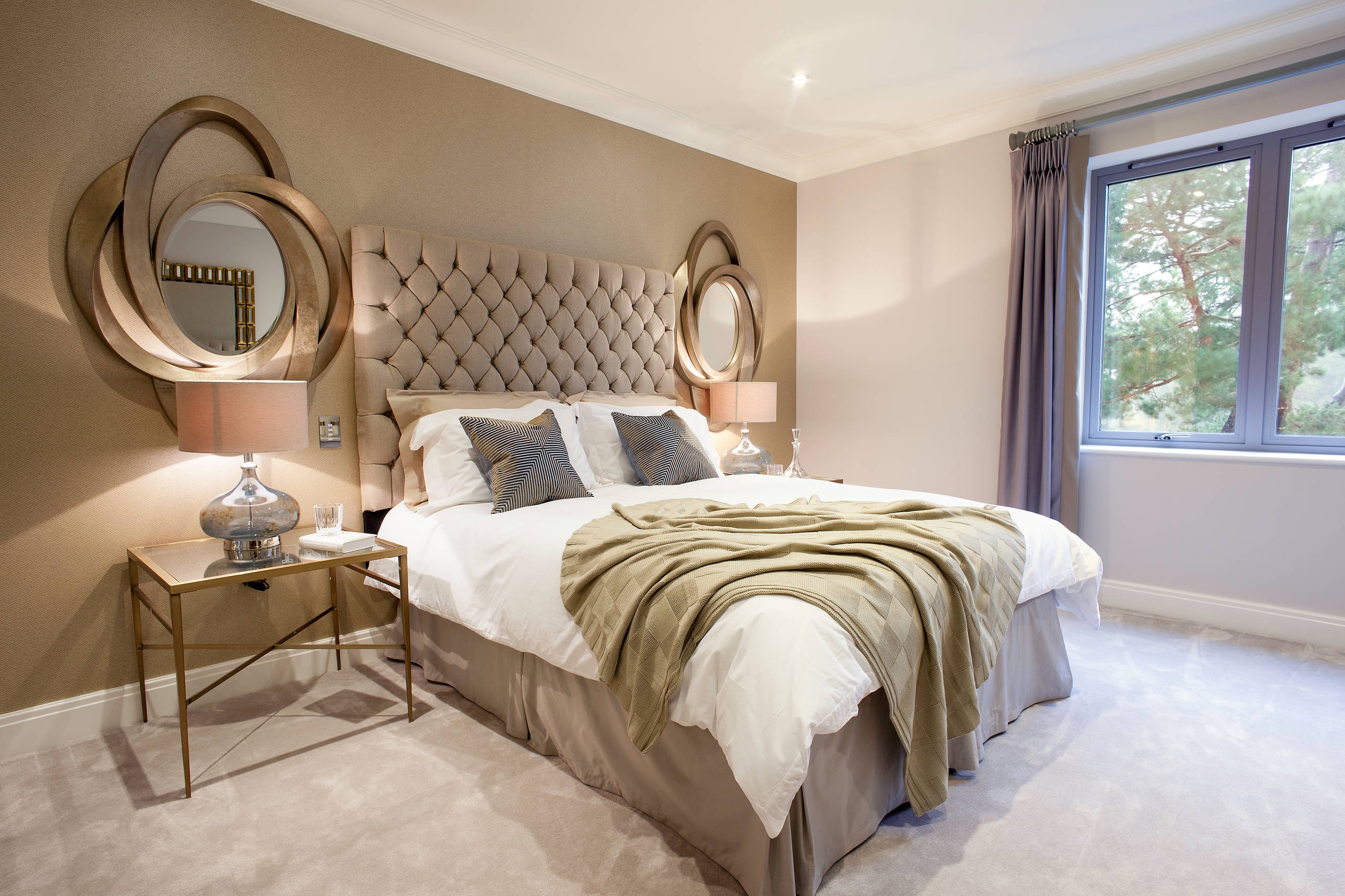 Colores de dormitorios elegantes en beige