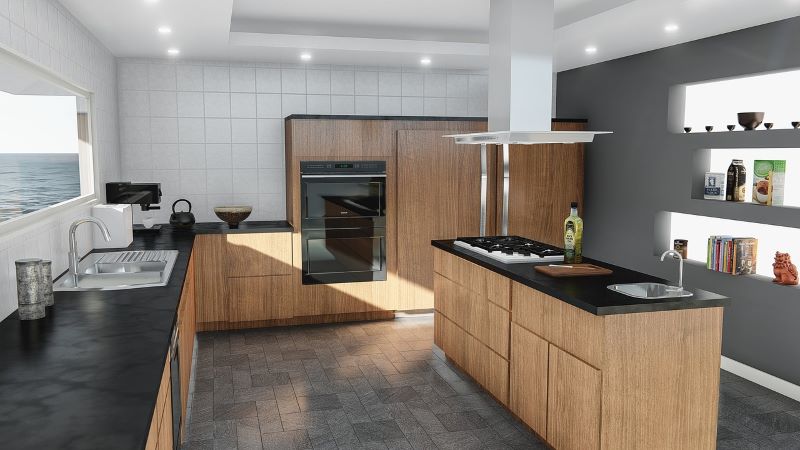 What style fits a grey kitchen?