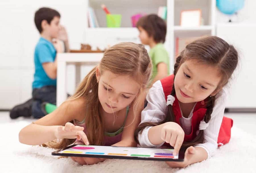 An educational tablet as a gift for a 4-year-old