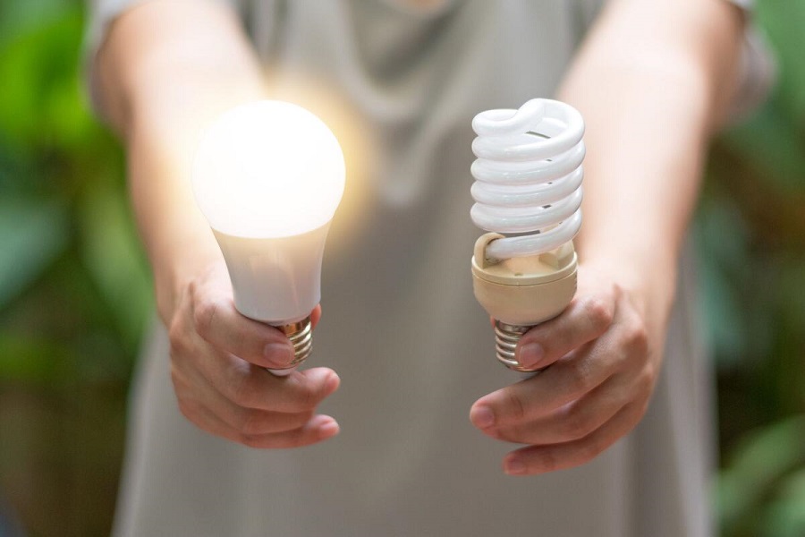 Conceptos básicos de ahorro de electricidad: bombillas