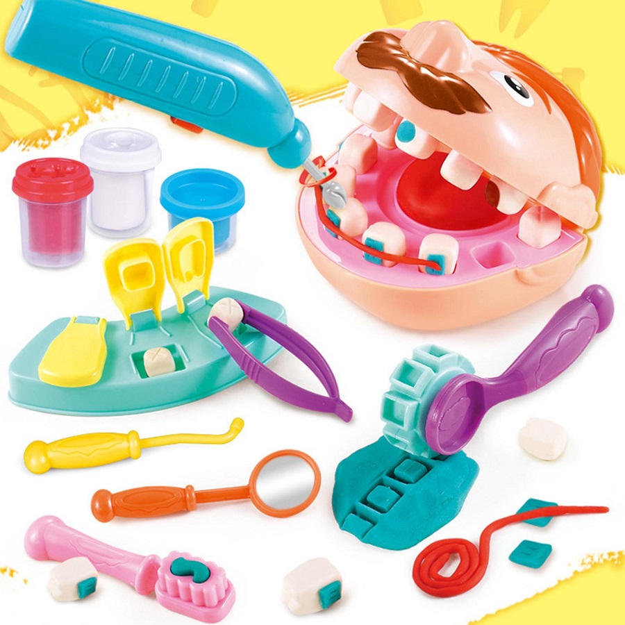 Un juego de dentista: un regalo atractivo para un niño de 4 años